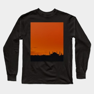 Sunset Over the Mosques Long Sleeve T-Shirt